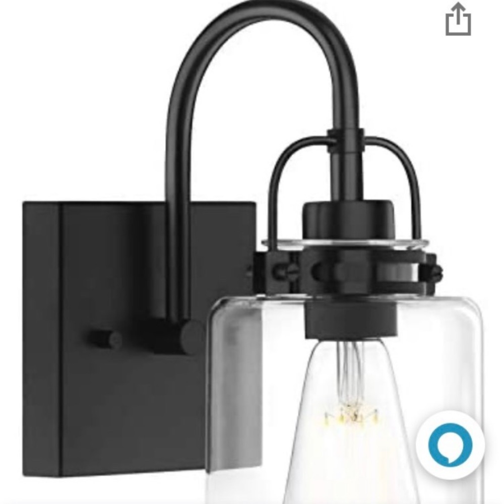 WALL SCONCE (MATTE BLACK)